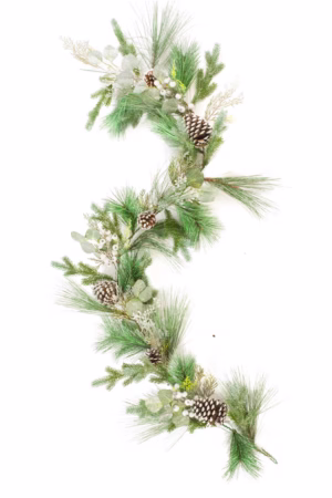Hangable Forest Green Pine And Blue Spruce Garland