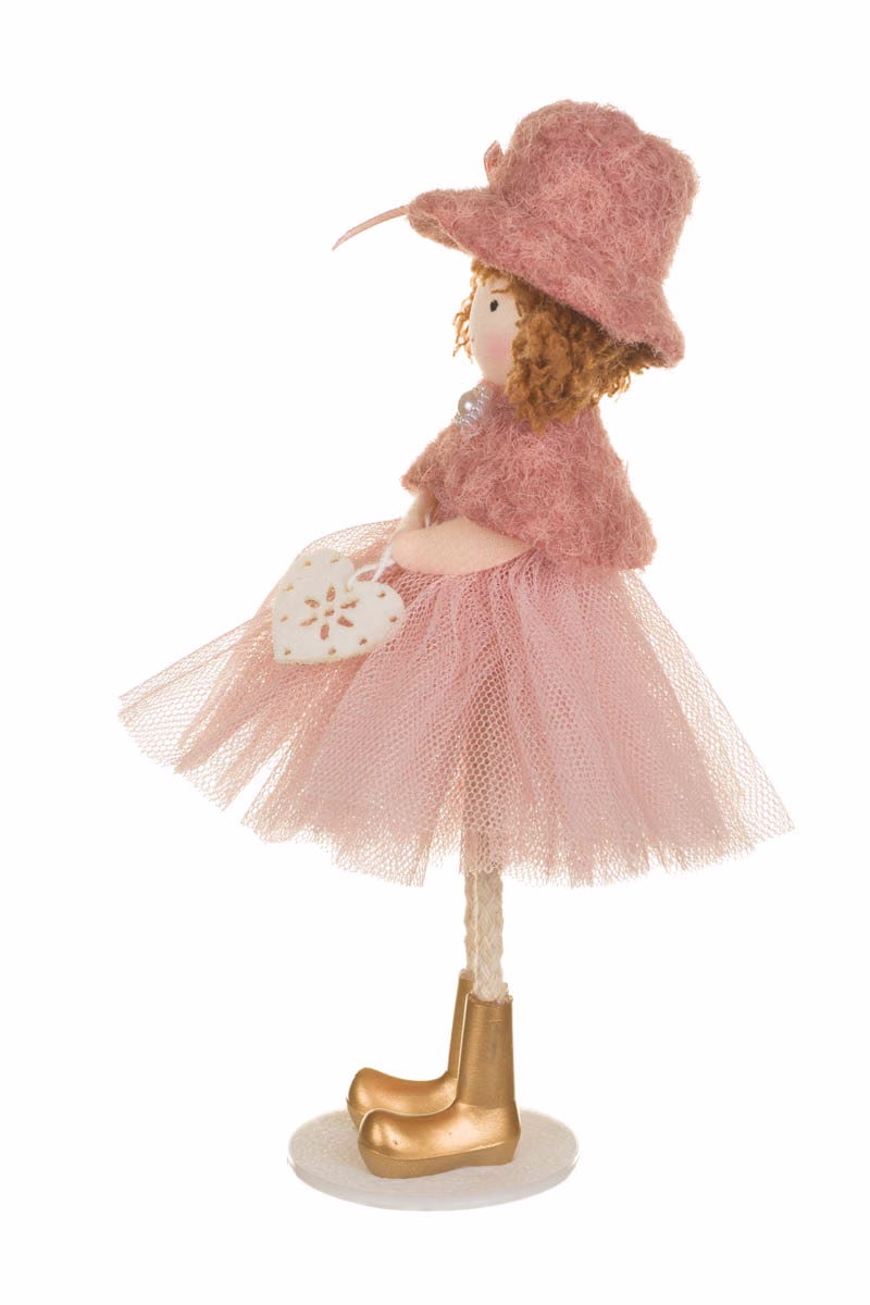 Hangable Pink Fashionable Girl Doll - Image 2