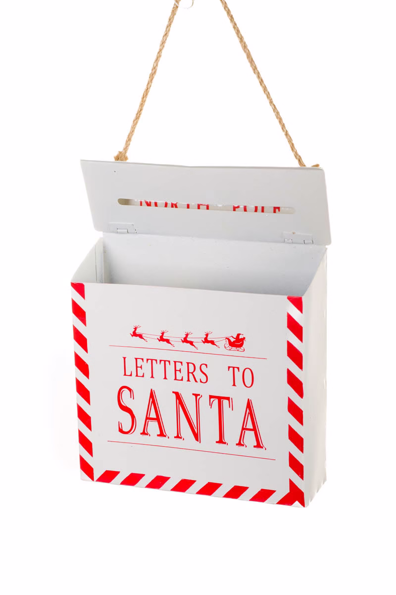 White North Pole Mailbox Ornament - Image 3