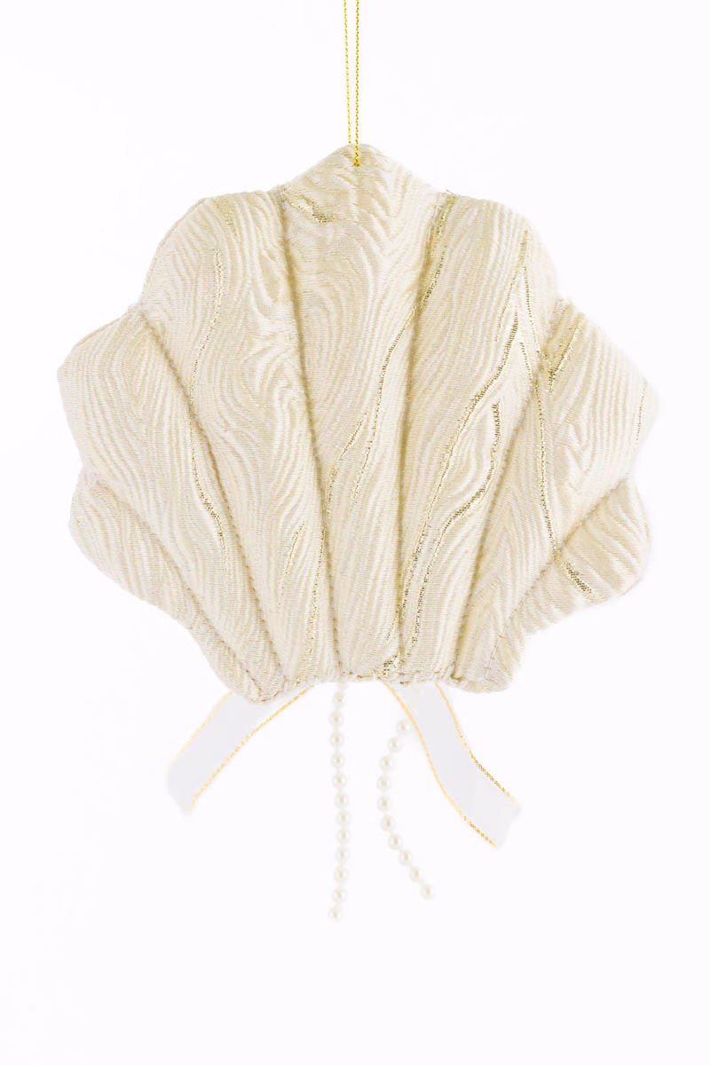 Ivory Scallop Shell Ornament - Image 2