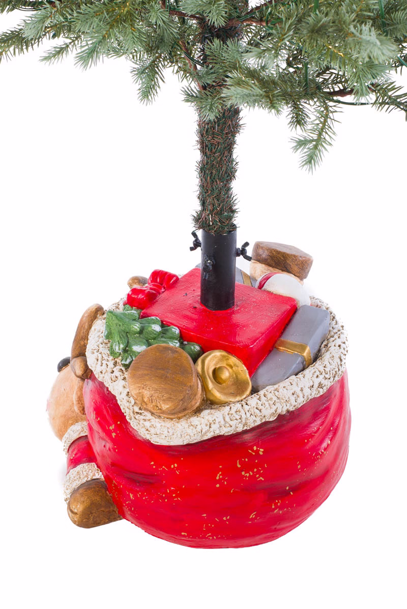 Red Toon Reindeer Christmas Tree Stand - Image 2