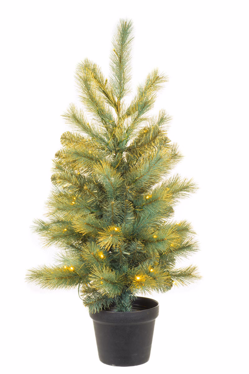 Gold Pine LED Christmas Tree - Image 5