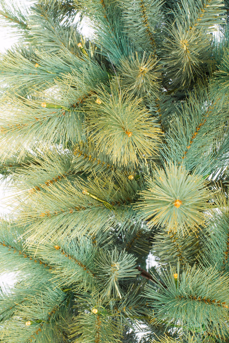 Gold Pine LED Christmas Tree - Image 2